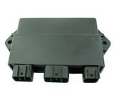 Black plastic Performance CDI Module for Yamaha YFM450 Grizzly / Kodiak ATV, by DGT Agri, 2004–2007, with 3 connectors