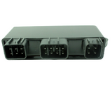 Performance CDI module for Yamaha YFM450 Grizzly/Kodiak ATV, black plastic with three connector sockets