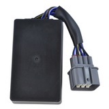Performance CDI module for Honda TRX300 ATV; black rectangular enclosure with gray multi-pin connector and blue wires