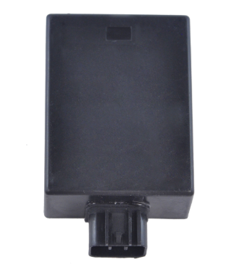 CDI Module for Polaris 300–500cc ATVs by DGT Agri, black rectangular unit with a multi-pin connector