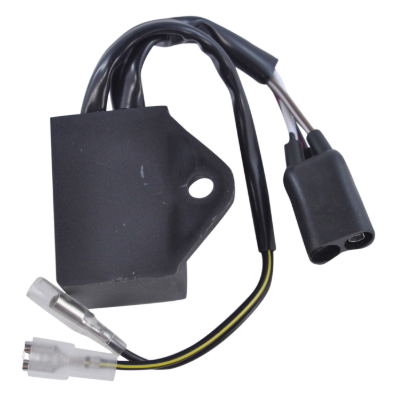 Performance CDI module for Polaris Trail Boss 250 / Scrambler 250 ATV, black with wiring harness
