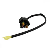 Starter relay solenoid with wiring harness and yellow plug connector for Yamaha YFM90 ATV