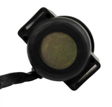 Starter relay solenoid for Yamaha YFM90 Raptor Carb ATV, black round housing with mounting ears