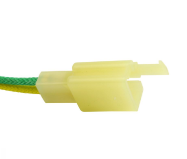 Yellow starter relay solenoid connector with green and yellow wire for Yamaha YFM90 Raptor ATV