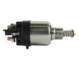 Starter solenoid for John Deere tractors, 12V, metal body with black mounting bracket and copper terminal posts