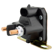 Starter solenoid, DGT Agri, black housing with copper stud terminals and mounting tab