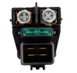 Starter relay solenoid with black housing for Suzuki GSX-R 600/750/1000 and KingQuad LTA700X, DGT Agri