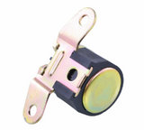 Starter solenoid for Suzuki ATVs with gold mounting bracket and black body
