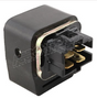 Starter solenoid for Polaris Predator/Scrambler/Sportsman 90 youth ATVs; black rectangular unit with multiple terminals.