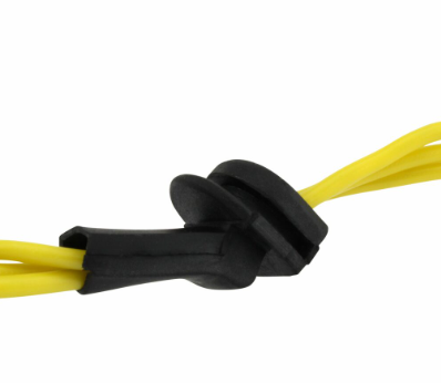 850W stator for Can-Am Maverick with yellow wiring and black rubber grommet