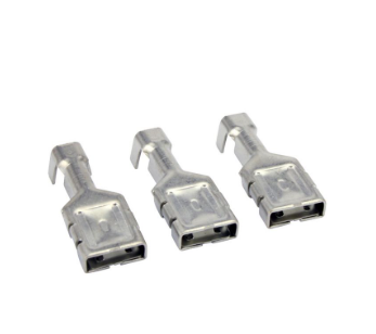 Three silver generator stator connectors for Polaris RZR 900 XP.