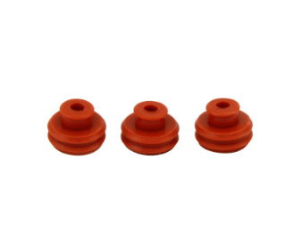3 orange rubber generator stator components