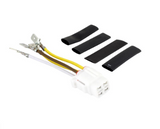 DGT Agri 100W AC to DC stator regulator kit for KTM motorcycles; white 4-pin connector with yellow and red wires.