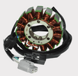 Generator Stator for Kawasaki KRF800/KRT800 Teryx 4 UTV by DGT Agri; copper windings with green insulators.