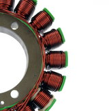 Generator stator for Suzuki DL1000 V-Strom by DGT Agri; copper windings with green caps (2014–2019)