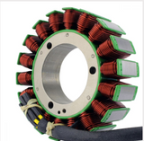 Generator stator ring with red copper windings and green core for Suzuki DL1000 V-Strom (2014–2019)