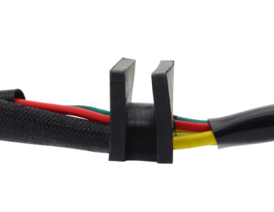 Generator stator harness for Suzuki DL1000 V-Strom, black connector clip with red, green, yellow wires