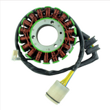 Generator stator for Honda TRX400 FA Auto Rancher ATV, DGT Agri, 2004–2007, copper windings with green core