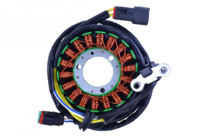 Generator stator for Can-Am DS450 ATV by DGT Agri, replaces 420296323 (2008–2015) with copper windings