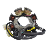 Generator stator for Honda TRX250 Recon/TRX250EX Sportrax ATV, copper windings, black wiring, DGT Agri.