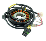 Generator Stator for Polaris ATV by DGT Agri, copper windings with wiring harness and connectors.