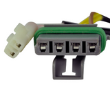 Generator Stator for Polaris ATV/UTV by DGT Agri; green 5-pin connector with white 2-pin mate.