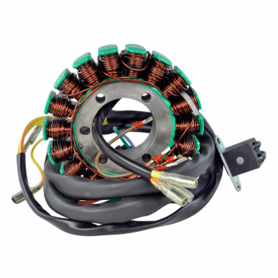 Generator stator for Polaris Sportsman ATV (2004–2006) with copper windings and wiring harness