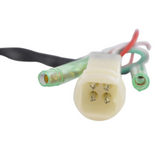 100W generator stator plug for Yamaha YFZ350 Banshee ATV, cream 4-pin connector with wires, DGT Agri