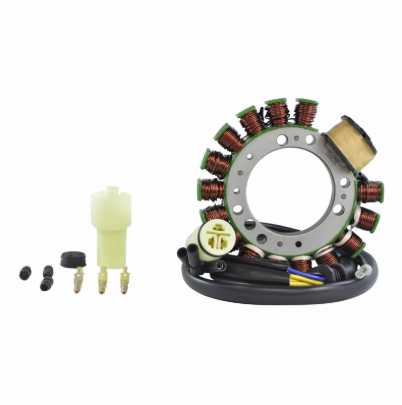 High Output Generator Stator for Honda TRX350 Foreman ATV (1986–1989) by DGT Agri, copper-winding stator with harness.