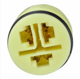 20% High Output Generator Stator – DGT Agri; yellow round connector with four terminal slots