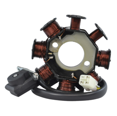 Generator Stator for Arctic Cat DVX 90 / Alterra 90 ATV with copper windings and white connector
