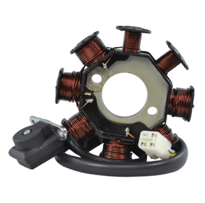 Generator Stator for Arctic Cat DVX 90 / Alterra 90 ATV with copper windings and white connector