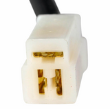 300W generator stator connector for Kawasaki KLF400 Bayou ATV, white plastic plug with gold terminals