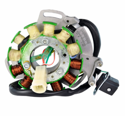 100W high-output stator with adjustable timing backplate for Yamaha YFZ350 Banshee ATV, copper-wound, DGT Agri