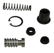 Rear brake master cylinder rebuild kit for Honda TRX/Yamaha YFM, six-piece set with spring, seals, and piston.