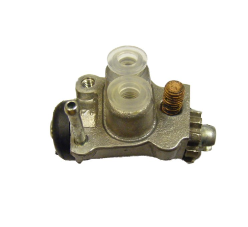 Brake master cylinder for Honda TRX350/450/500FA (1998–2006); metal body with clear reservoirs