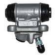 Brake cylinder for Honda TRX250 Recon/TE/TM by DGT Agri; silver metal with black fittings.