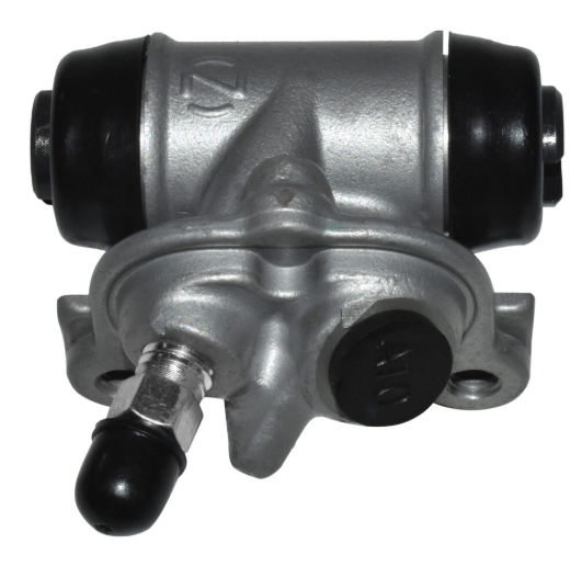 Brake cylinder for Honda TRX250 Recon/TE/TM, silver metal body with black end caps
