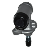 Brake cylinder for Honda TRX250 Recon/TE/TM ATV by DGT Agri, silver metal body with black cap and mounting bolt