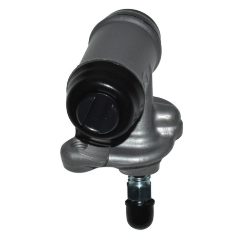 Brake cylinder for Honda TRX250 Recon/TE/TM ATV by DGT Agri, silver metal body with black cap and mounting bolt