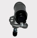 Brake cylinder for Honda TRX250 Recon/TE/TM ATV, DGT Agri; silver metal body with black cap