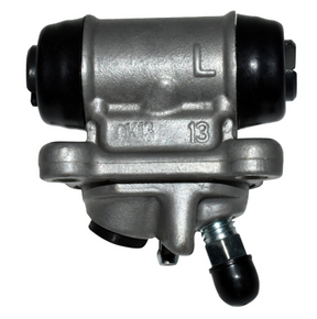Brake cylinder for Honda TRX300 2WD by DGT Agri, silver metal body with black end caps