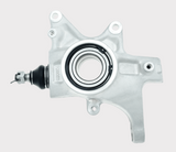 Steering knuckle Yamaha YFM550/700 by DGT Agri, silver metal with bearing housing