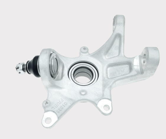 Steering knuckle Yamaha YFM550/700 ATV, silver metal, DGT Agri.