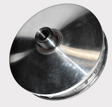 Primary sliding sheave for Yamaha 450, polished aluminum disk with central bore (DGT Agri)