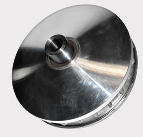 Primary sliding sheave for Yamaha 450, polished aluminum disk with central bore (DGT Agri)