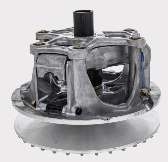Driven Clutch for Polaris Ranger 902/XP 1000 by DGT Agri, metallic gray clutch assembly.