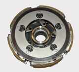 Clutch carrier for Yamaha 550/700 Grizzly/Rhino/Viking by DGT Agri; metal clutch assembly with exposed splined center hub
