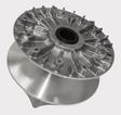 Primary drive clutch for CF Moto CForce/Terrain 450, metallic aluminum finish
