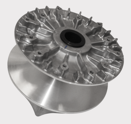 Primary drive clutch for CF Moto CForce/Terrain 450, metallic aluminum finish
